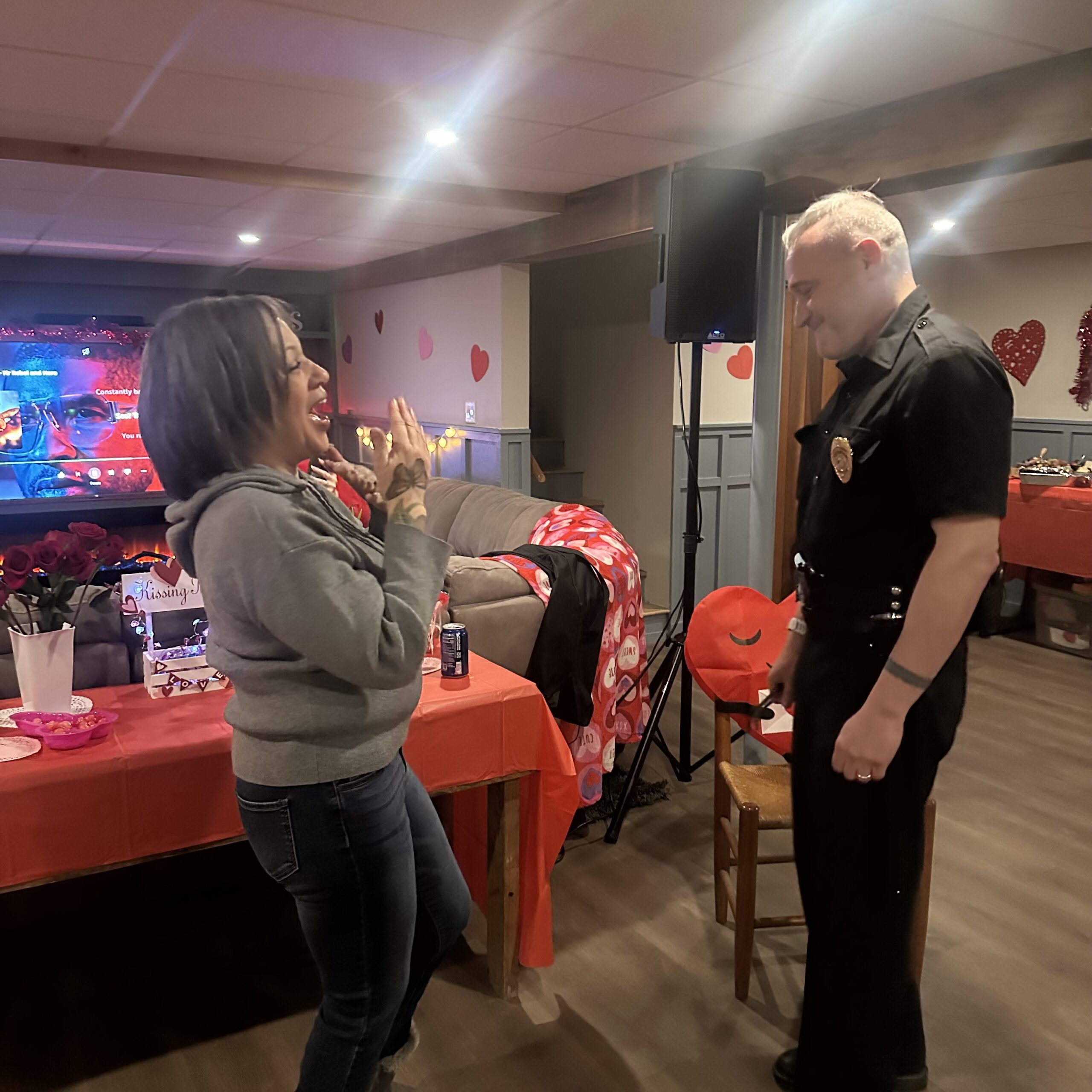 Silver Fox at a bachelorette party